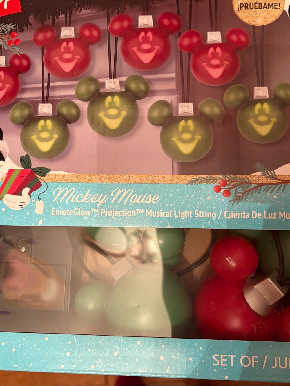 Mickey Mouse projection string lights - Picture 1 of 1